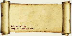 Mina Krstin vizit kartica